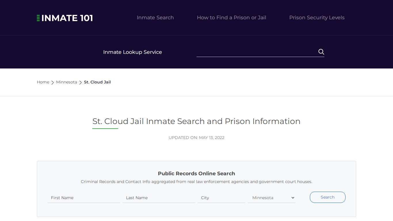 St. Cloud Jail Inmate Search, Visitation, Phone no ...